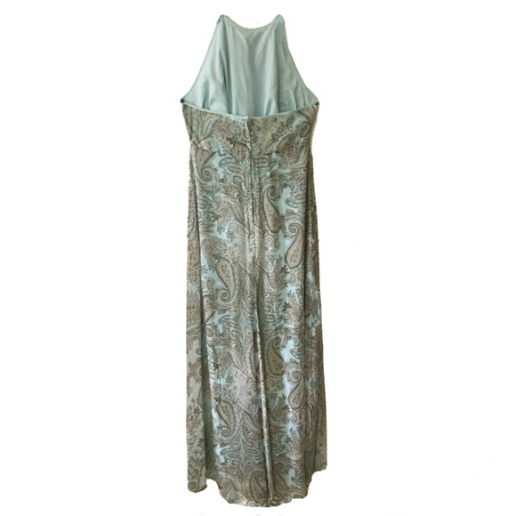 RW & CO. ELEGANT PAISLEY MAXI GOWN SIZE 4 - Picture 2 of 4